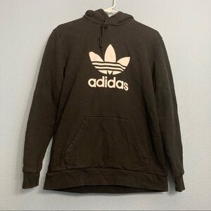 Adidas Classic Logo Essentials Sweatshirt - Black - Sz SM